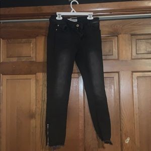 Ashley Mason Black Jeans with zippers